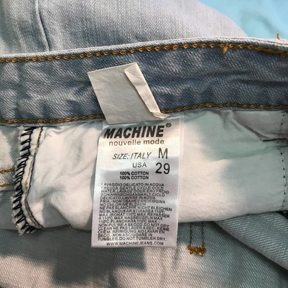 " MACHINE "DISTRESSED SHORTS NWT SZ M ( 32 X 15 ) - Picture 5 of 6